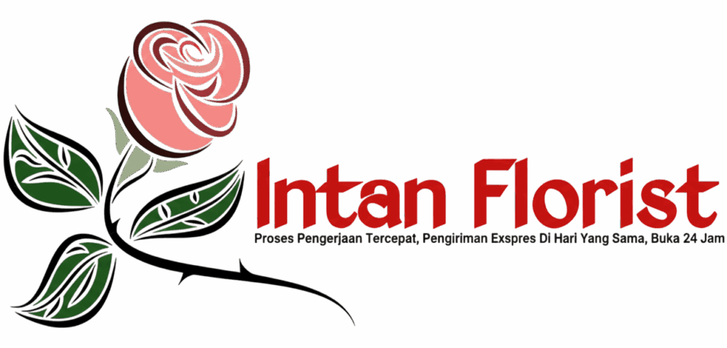 Logo Toko Bunga Intan