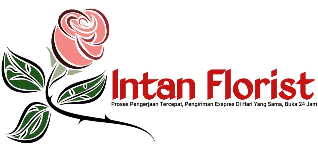 Logo Toko Bunga Intan